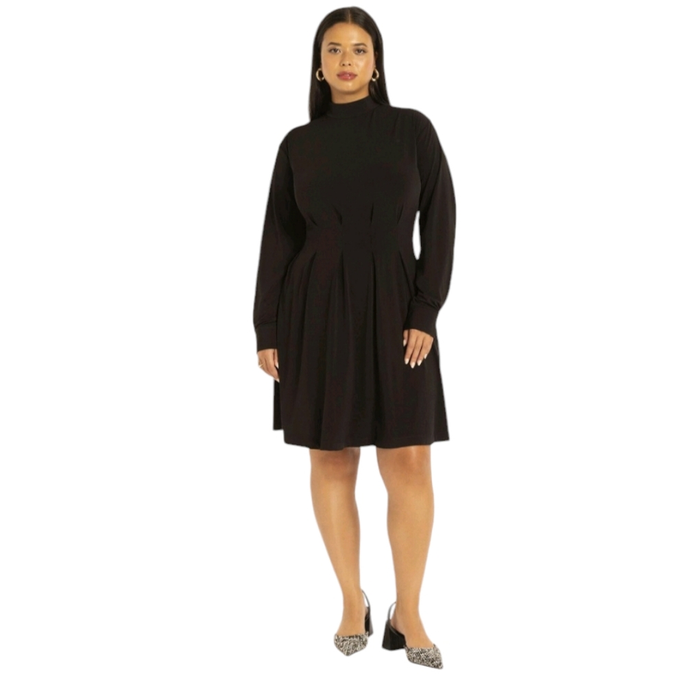 NWT Eloquii Pleated Waist Mini Dress Size 26